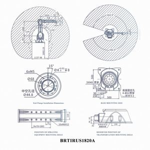 BORUNTE BRTIRSE2013F 13kg 2000mm Robot Industrial de 6 Ejes de Bajo Costo y Alta Demanda, Brazo Robótico Inteligente Articulado para Pulverización - Product Image 2