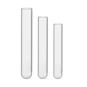 جميع الأحجام PS المواد PP المواد أسطواني أسفل البلاستيك أنبوب اختبار للاستخدامات المختبرية - Product Image 2