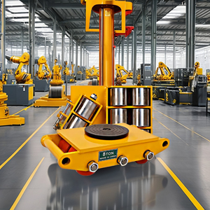 8Ton Straight Steel Wheel <strong>Trolley</strong> CRA-4 - Heavy <strong>Cargo</strong> <strong>Transport</strong> Tool - Product Image 2
