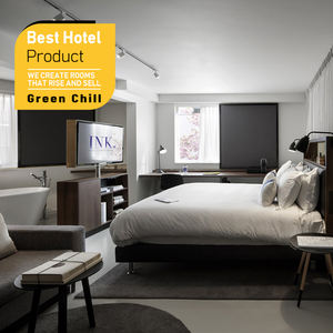 Diseño de Muebles de Interior para Hotel de 3 Estrellas, Estilo Industrial, con Estructura de Cama de Madera, para Hostelería Urbana Boutique - Product Image 1