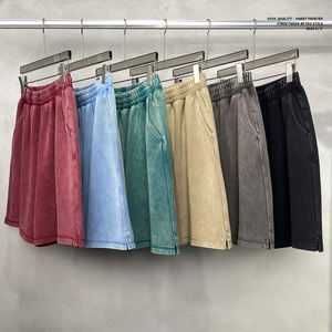 Pantalones Cortos de Ocio para Hombre, Estilo Vintage, Relajados, de 400 g/m², de Algodón y Poliéster, de Alta Calidad, con Apliques, al por Mayor, en Existencia - Product Image 1