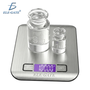 เครื่องชั่งครัวดิจิตอลสแตนเลส Ele-Gate ความจุ 10 กก. ความแม่นยำ 1 กรัม หน้าจอ LCD - Product Image 1