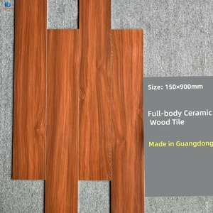 Baldosa de Porcelana de Alta Absorción con Diseño de Madera, 150x900mm, Directo de Fábrica, para Pasillos, Lavanderías y Áreas Húmedas - Product Image 1