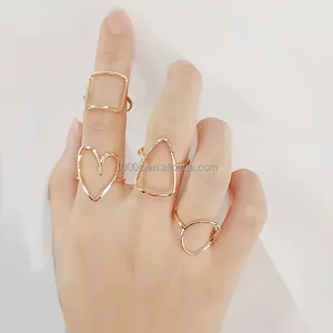 Bague en or véritable 14k, vente directe d'usine, bijoux de haute qualité, bague de mariage pour femmes et hommes