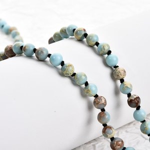 Bracelets longs DIY <span class=keywords><strong>de</strong></span> haute qualité avec perles <span class=keywords><strong>de</strong></span> pierre naturelle <span class=keywords><strong>de</strong></span> 6 mm, pampilles en amazonite, bijoux <span class=keywords><strong>de</strong></span> mode, bracelets et joncs - Product Image 6