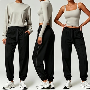 Pantalones Deportivos de Secado Rápido para <span class=keywords><strong>Hombre</strong></span>, Cintura Elástica con Cordón, Bolsillos Laterales con Cremallera, Pantalones Casuales Deportivos, Admite Logotipo y Colores Personalizados OEM - Product Image 2