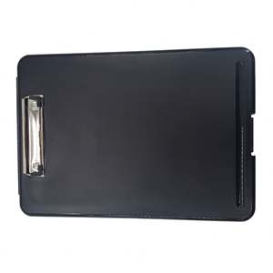 Presse-papiers en plastique de taille A4 de papeterie de bureau de haute qualité avec stockage - Product Image 1