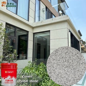 Pintura de Piedra con Efecto Granito Wufushan, 20 kg, Revestimiento de Pared Exterior a Base de Agua para Proyectos Hoteleros, Venta al por Mayor - Product Image 1