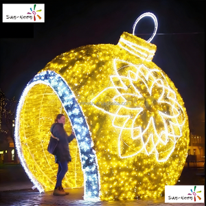 Nueva bola de luz LED para decoración navideña, iluminación exterior para la calle, impermeable IP65. - Product Image 2