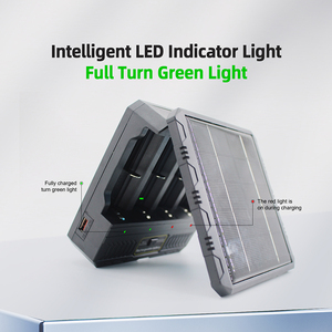 PUJIMAX 4 Slots New Upgrade Intelligent Flashlight Fast <strong>Charger</strong> for 3.7V Lithium Battery 26650 21700 <strong>18650</strong> 16340 14500 - Product Image 2