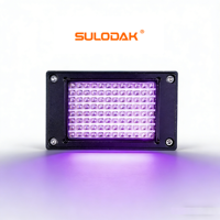 Lámpara LED UV de 350W Refrigerada por Agua, 365-405nm, 60*40mm, Alta Potencia, para Impresión UV, Serigrafía, Curado de Adhesivos, 1 Año de Garantía