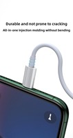 Chargeur de téléphone portable et 16 pour téléphone et tablette pour Android et iPhone 15 16 Câble de données à charge rapide double gaine TPE 15