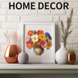 Puzzle de fleurs de coquelicot colorées, taille S/M/L, coins ondulés, jouet éducatif en carton, 101 à 500 pièces, imprimé en couleur, pour tous les âges - Product Image 6