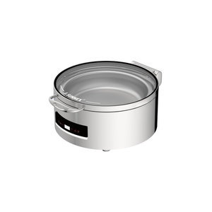 Sunnex 110V 8QT Round Electric Chafing Dish Stainless Steel <b>Buffet</b> <b>Food</b> <b>Warmer</b> for Hotel Catering - Product Image 3