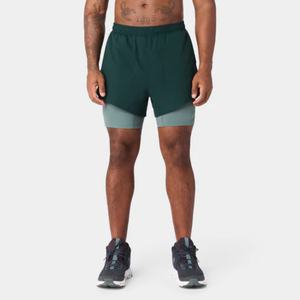 Manufacturer High Quality Hidden Pockets Custom Gym Summer Running 2 in 1 <b>Lightweight</b> Men's <b>Cargo</b> <b>Shorts</b> - Product Image 1