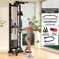 Machine Smith multifonctionnelle pour la maison, équipement de fitness, ensembles de sport, rack à squats avec pile de poids