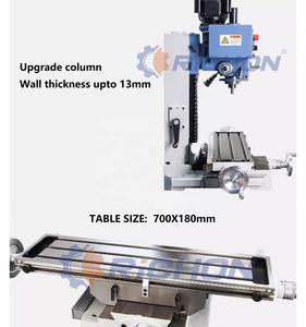 เครื่องกัดและเจาะแบบตั้งโต๊ะหัวเกียร์45 <span class=keywords><strong>ZX25</strong></span> ZX16เครื่องเจาะ ZAY0045FG คอลัมน์ ZX32 - Product Image 6