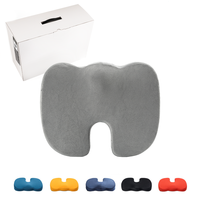 Coussin de siège en mousse à mémoire de forme orthopédique, Super doux, Design Ergo, soulagement de la douleur, chaise de bureau, Coccyx