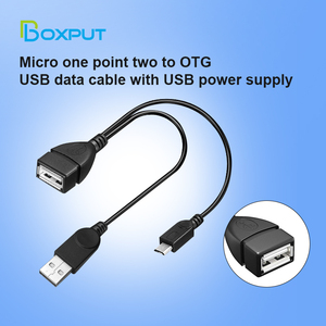 BOXPUT <span class=keywords><strong>Micro</strong></span> a <span class=keywords><strong>USB</strong></span> OTG Cable adaptador OTG <span class=keywords><strong>Micro</strong></span> <span class=keywords><strong>USB</strong></span> Host Power Converter Y <span class=keywords><strong>Micro</strong></span> Puerto OTG Cable adaptador PVC 2 en 1 estándar - Product Image 6