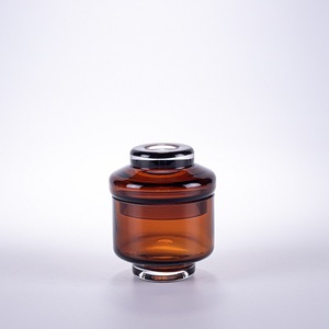 ขวดแก้วทำมือสไตล์โมเดิร์นมีดีไซน์แบบมีชั้นๆ เหมาะสำหรับตกแต่งบ้านและจัดเก็บของ - Product Image 6