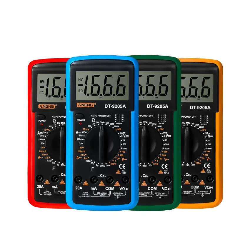 Electrical NCV Test Meter Digital Multimetor AC/DC Transistor Tester Profesional Analog Auto Range Multimeter