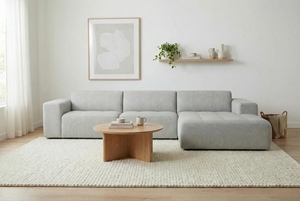 High Quality Tufting Seat Modern European Style L-Shape <b>Sofa</b> Soft and Comfortable for Villa Living Room - Product Image 2