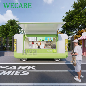 WECARE Camion de restauration mobile pour limonade, café, pâtes, desserts, frites, burgers, avec équipement de cuisine complet - Product Image 1
