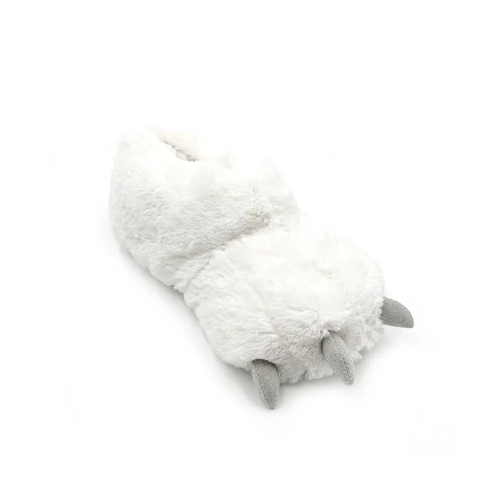 Donne big animal bear paw fun peluche pantofole divertenti pantofole per piedi scarpe da interno per adulti