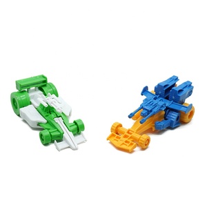 Voiture de <span class=keywords><strong>chariot</strong></span> <span class=keywords><strong>robot</strong></span> déformée en plastique jouets de déformation transformés pour l'oeuf surprise d'enfants - Product Image 2