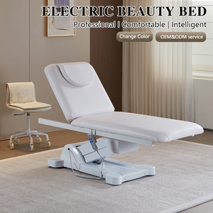 Table de beauté chauffante et inclinable pour cils, en PU, idéale pour les soins spa, le tatouage, les traitements du visage, <span class=keywords><strong>l</strong></span>'hydrothérapie et plus encore - Product Image 1