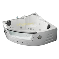 Baignoire tourbillon de massage d'angle bellago, baignoire pour marcher dans la baignoire, d'origine