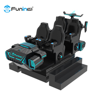 Chaise de réalité virtuelle VR 6 places Cinéma 5d.7d.9d Films Théâtre Simulateur Prix Puissance Système de mouvement 6 DOF 9D VR Dark Mars 12 3KW