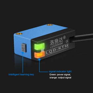Jimou LQD-CSM LQD-KTM công tắc quang Học 8-20mm phát hiện cảm biến đánh dấu màu đơn/ba màu NPN PNP RGB - Product Image 5