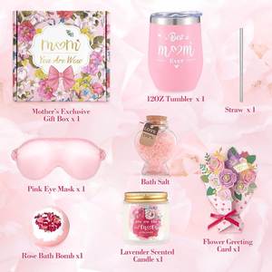 Meilleur coffret cadeau pour la fête des mères, cadeaux d'anniversaire pour maman de la part de sa fille, son fils, panier de cadeaux de spa relaxants pour maman, belle-mère, grand-mère - Product Image 3