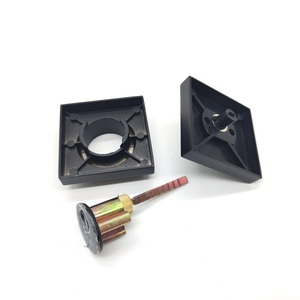 Cerradura de Seguridad de Alta Calidad con Cerrojo de Cilindro Único de Acero Inoxidable Negro Mate para EE. UU. y Canadá, con 3 Llaves, Diseño Cuadrado en un Lado - Product Image 5