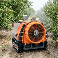 Robot de pulvérisation par atomisation pour vergers, GPS-