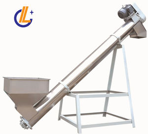 Paslanmaz çelik 45 derece açı boru tüp vidalı konveyör makine için tuz - Product Image 6