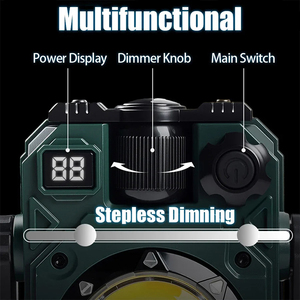 โคมไฟแม่เหล็กพลังงานแสงอาทิตย์แบบชาร์จไฟได้, โคมไฟสำหรับซ่อมรถโคมไฟตั้งแคมป์กลางแจ้งฉุกเฉินแบบมัลติฟังก์ชั่น - Product Image 5