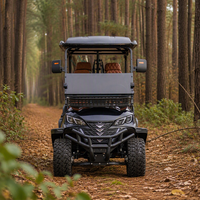 2026 Nouvelle Énergie Chariots de Golf Électriques Tout-Terrain Relevés 6 Places Personnalisés, Moteur AC 7.5KW, Batterie Lithium-Ion, 48 km/h