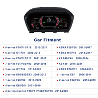 Compteur de vitesse numérique LCD amélioré, nouvel instrument de mesure automatique pour BMW Série 3 E90/E91/E92/E93 2005-2012