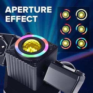 Luz Móvil de Cabeza LED de 50W al por Mayor, Control Remoto DMX, Luz de Discoteca RGBW, Bola Mágica Giratoria, Láser Rojo y Verde para Parques Temáticos y <span class=keywords><strong>DJ</strong></span> - Product Image 2