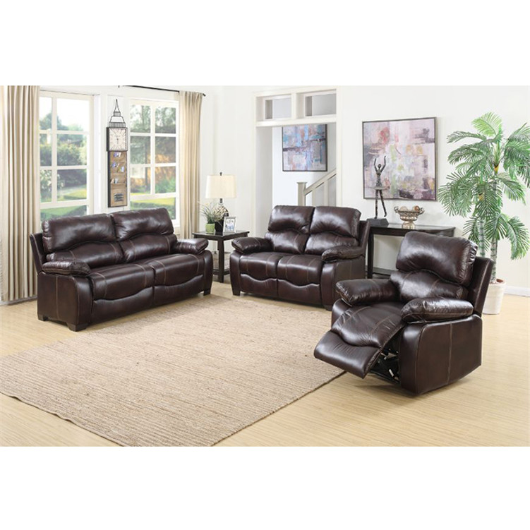 Frank Furniture Sofa Da Hoàn Hảo Ưu Đãi Phòng Khách Màu Nâu Ghế Tựa Điện Được Sử Dụng Bất Kỳ Nơi Nào