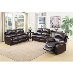 Frank furniture perfect leather sofa deals brown living room recliner electric recliners used any place
