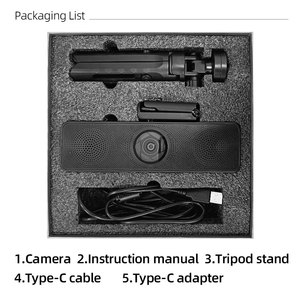 Hội nghị đón âm thanh trường xa 1080p máy ảnh máy tính phát sóng trực tiếp với micrô và loa - Product Image 5