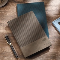 Cuaderno de diario A5 Vintage personalizado, 100 hojas, cuadernos a granel, cuero de tapa dura, texturizado con hilo, encuadernación de costura, impresión personalizada