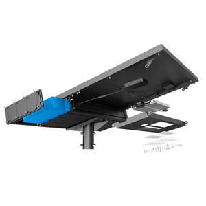 Lampadaire Solaire eclairage công cộng Solaire 120 Wát ngoài trời không thấm nước <span class=keywords><strong>LED</strong></span> năng lượng mặt trời ánh sáng đường phố với pin lithium và năng lượng mặt trời bảng điều khiển - Product Image 4