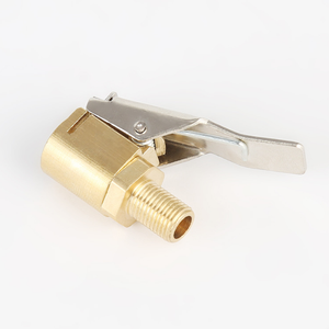 Mandrin de gonflage de <span class=keywords><strong>pneu</strong></span> de voiture, pompe de compresseur d'air, buse de verrouillage à Conversion rapide, buse de Clip de tête pour <span class=keywords><strong>gonfleur</strong></span> - Product Image 2