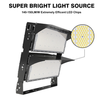 Iluminación de Seguridad para Exteriores, Resistente al Agua IP66, Lámpara de Mástil Alto para Estadios, 500w 1000w 1500w 2000w, Reflector LED para Estadios