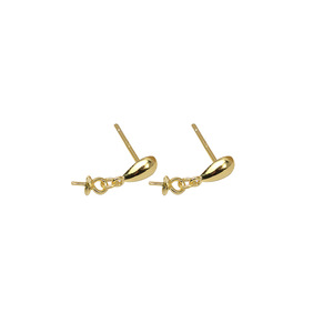 Bandeja para Pendientes en Forma de Gota de Plata S925, 7-12 Perlas, Joyería, Accesorios Hechos a Mano, 5043 - Product Image 5
