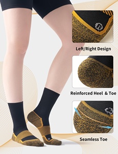 Calze a Compressione con Infusione di Rame 20-30 mmHg, Supporto a Metà Polpaccio per Uomini e Donne, Sport, Infermieri, Viaggi, Circolazione - Product Image 3